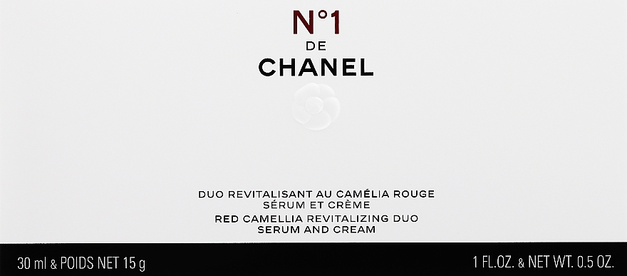 Набор - Chanel N1 De Chanel Red Camellia Revitalizing Duo (sr/30ml + cr/15ml) — фото N3