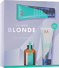 Духи, Парфюмерия, косметика Набор - Moroccanoil Ultimate Blonde (sh/70ml + cond/70ml + treatment/25ml)