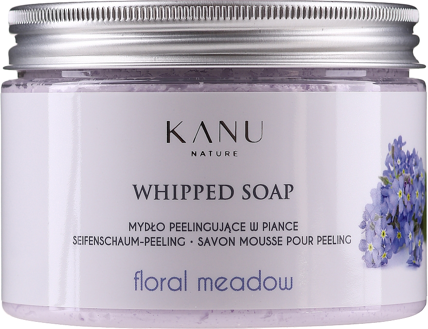 Мило для пілінгу "Квітковий луг" - Kanu Nature Floral Meadow Peeling Soap — фото N1