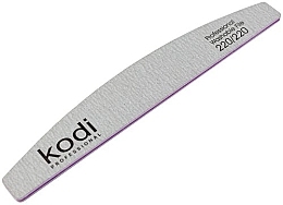 Пилка для ногтей "Полумесяц" 220/220, серая - Kodi Professional — фото N1