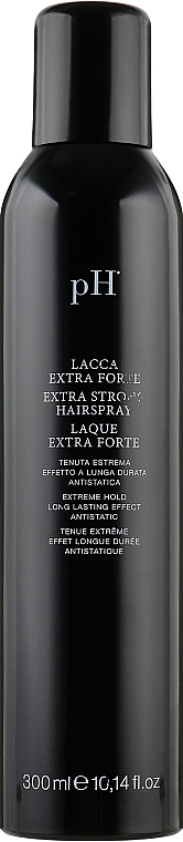 Спрей для волосся, екстрасильної фіксації - pH Laboratories Extra Strong Hairspray — фото N1