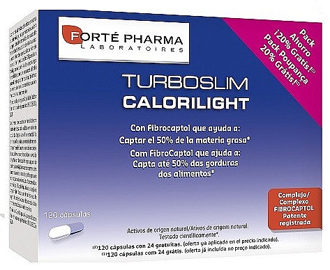 Пищевая добавка для похудения - Forte Pharma Laboratories TurboSlim CaloriLight — фото N2