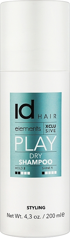 Сухий шампунь для волосся - idHair Elements Xclusive Play Dry Shampoo Hold 2 — фото N1
