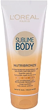 Духи, Парфюмерия, косметика Увлажняющее молочко-автозагар - L'Oreal Paris Sublime Body Nutribronze Tinted Skin