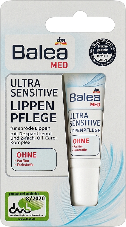 Бальзам для губ - Balea Ultra Sensitive Balm — фото N1