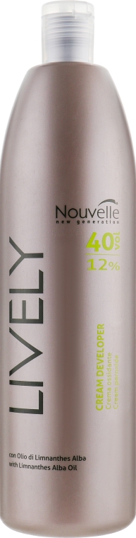 Окислювальна емульсія для волосся 12% - Nouvelle Lively Hair Color — фото N1