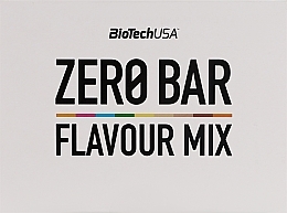 Духи, Парфюмерия, косметика Протеиновый батончик "Микс вкусов" - BiotechUSA Zero Bar Kit Flavour Mix