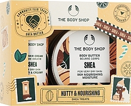 Парфумерія, косметика Набір - The Body Shop Nutty & Nourishing Shea Treats (sh/cr/60ml + b/butter/50ml)