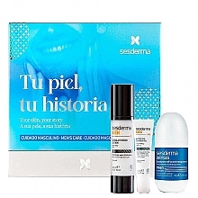 Духи, Парфюмерия, косметика Набор - Sesderma Laboratories Men Your Skin, Your History (f/lot/50ml + deo/75ml + eye/cr/15ml)