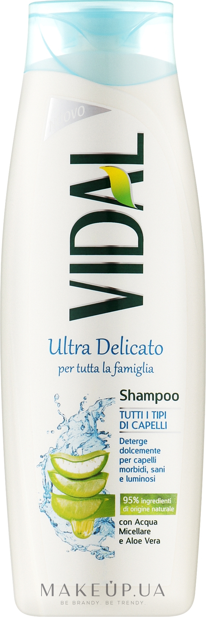 Шампунь для волосся "Ultra Delicato" - Vidal Shampoo — фото 250ml