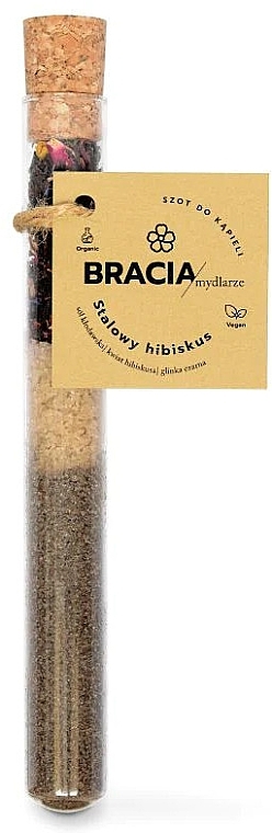 Шот для ванни "Гібіскус" - Bracia Mydlarze Shot Salt Bath Steel Hibiscus — фото N1