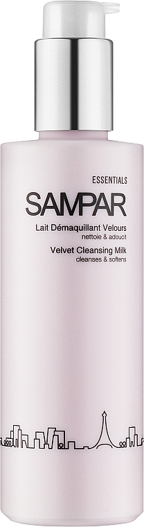 Молочко для снятия макияжа - Sampar Velvet Cleansing Milk — фото N1