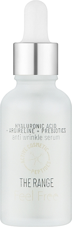 Сироватка для обличчя з гіалуроновою кислотою, аргіреліном та пребіотиками - Feel Free The Range Hyaluronic Acid + Argireline + Prebiotics Serum — фото N1