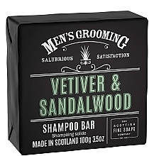 Духи, Парфюмерия, косметика Твердый шампунь для волос - Scottish Fine Soaps MG Vetiver & Sandalwood Shampoo Bar Wrapped