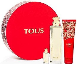 Духи, Парфюмерия, косметика Tous Gold Tous - Набор (edp/90ml + edp/4.5ml + b/l/150ml)