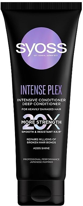 Кондиціонер для пошкодженого волосся - Syoss Intense Plex Conditioner — фото N1