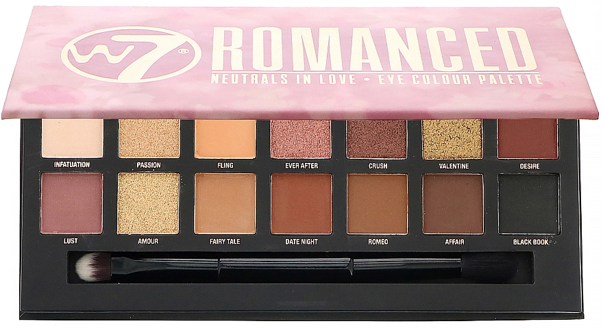 Палетка теней - W7 Romanced Eyeshadow Palette — фото N2