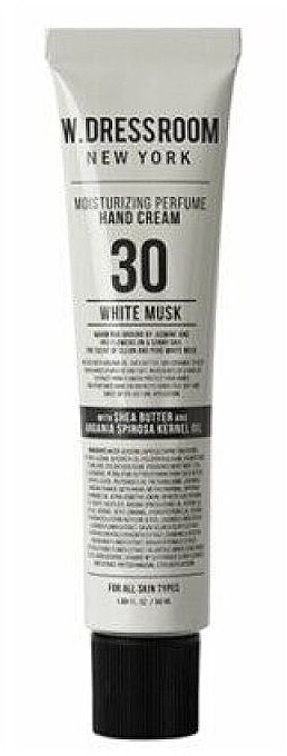 W.Dressroom Moisturizing Perfume Hand Cream No.30 White Musk - Парфюмированный крем для рук (мини) — фото N1