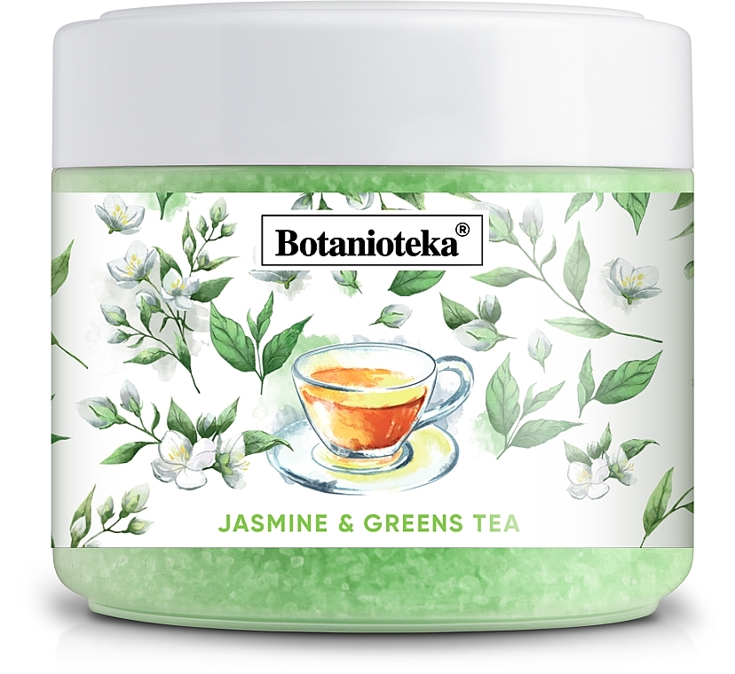 Сіль морська для ванн "Жасмин і зелений чай" - Botanioteka Jasmine & Green Tea Bath Salt — фото N2
