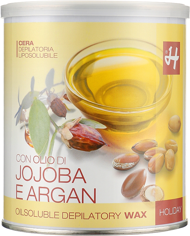 Віск для депіляції з олією арганії й жожоба - Holiday Depilatory Wax Jojoba & Argan Oil — фото N2