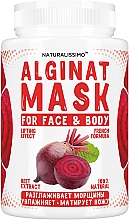 Духи, Парфюмерия, косметика Альгинатная маска с свеклой - Naturalissimoo Beet Alginat Mask