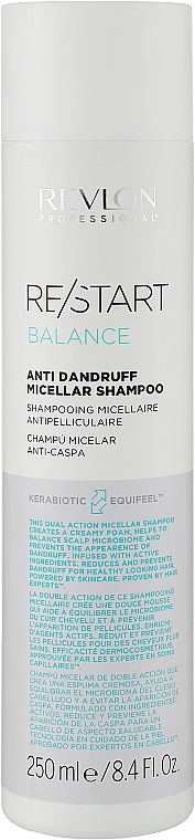 Шампунь проти лупи - Revlon Professional Restart Balance Anti-Dandruff Micellar Shampoo — фото N1