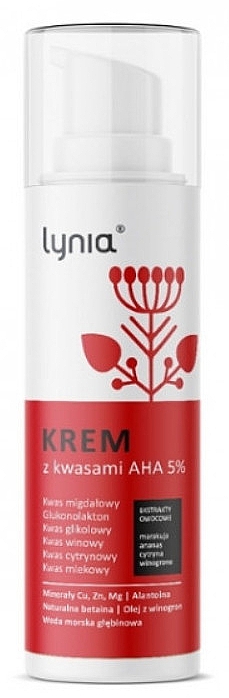 Крем для обличчя - Lynia AHA Acids 5% Cream — фото N1