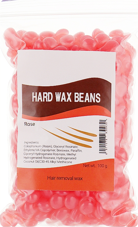 Пленочный воск в гранулах "Роза" - Hard Wax Beans