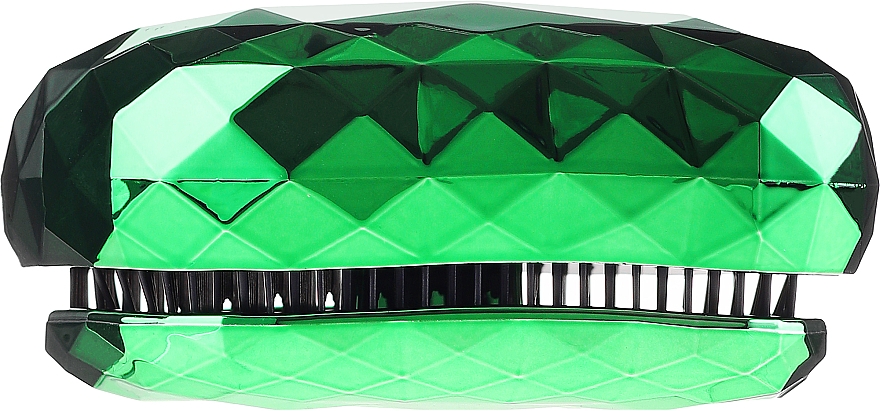 Щітка для волосся, зелена - Twish Spiky Hair Brush Model 4 Diamond Green — фото N2