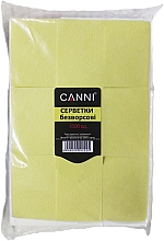 Салфетки безворсовые желтые, 1000 шт - Canni — фото N1