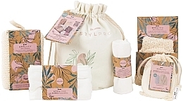 Духи, Парфюмерия, косметика Подарочный набор, 7 продуктов - Stylideas Stylpro Bamboo Natural Gift Bag