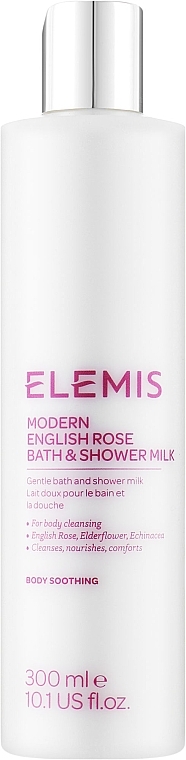 Молочко для тіла та ванни "Англійська троянда" - Elemis Modern English Rose — фото N1