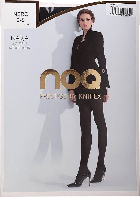 Колготки для женщин "Nadja" 40 Den, nero - Knittex — фото N1