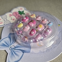 Накладные самоклеящиеся ногти для детей с браслетом, 936 - Deni Carte Tipsy Kids  — фото N5