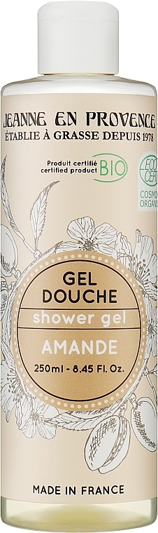 Гель для душа с миндалем - Jeanne en Provence BIO Almond Shower Gel — фото N1