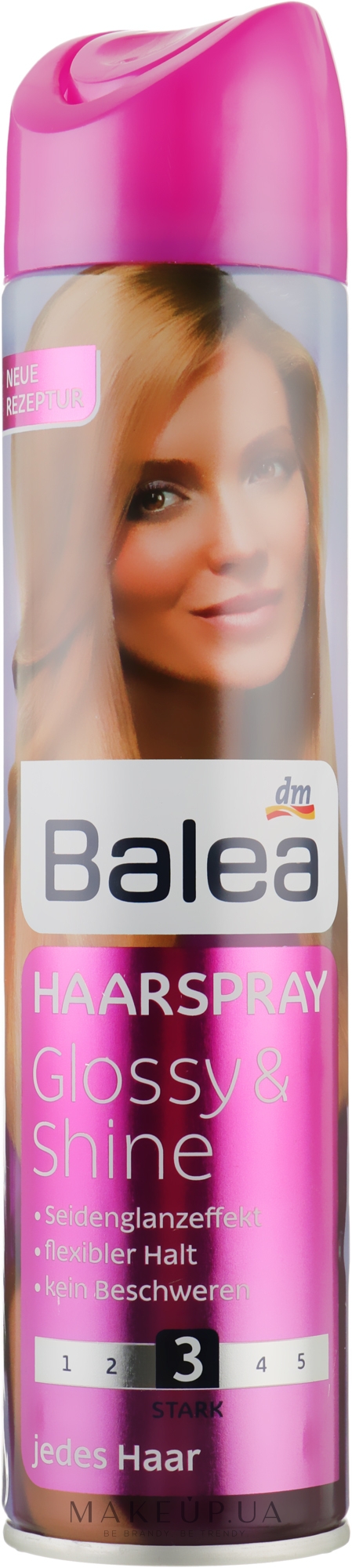 Лак для волос "Глянец и Блеск" - Balea Glossy & Shine №3 — фото 300ml