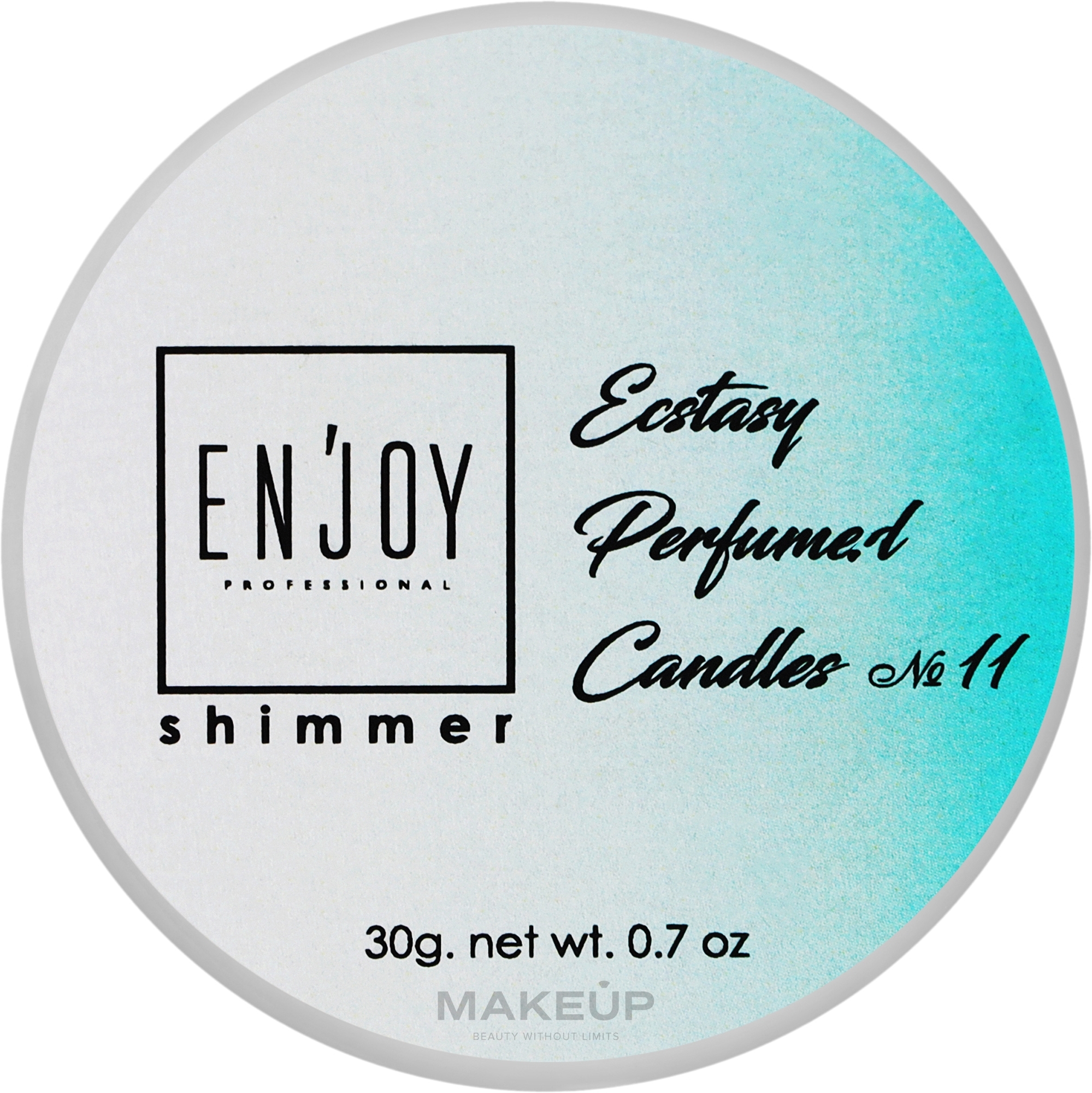 Парфумована масажна свічка - Enjoy Professional Shimmer Perfumed Candle Ecstasy #11 — фото 30g