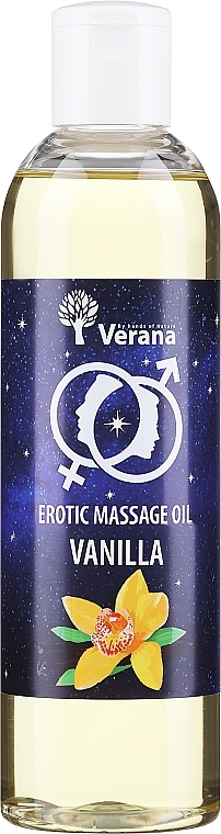 Олія для еротичного масажу "Ваніль" - Verana Erotic Massage Oil Vanilla — фото N3