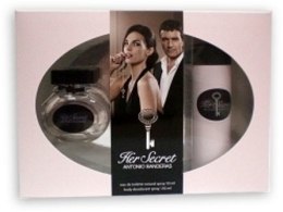 Духи, Парфюмерия, косметика Her Secret Antonio Banderas - набор (edt/50ml + deo/150ml)