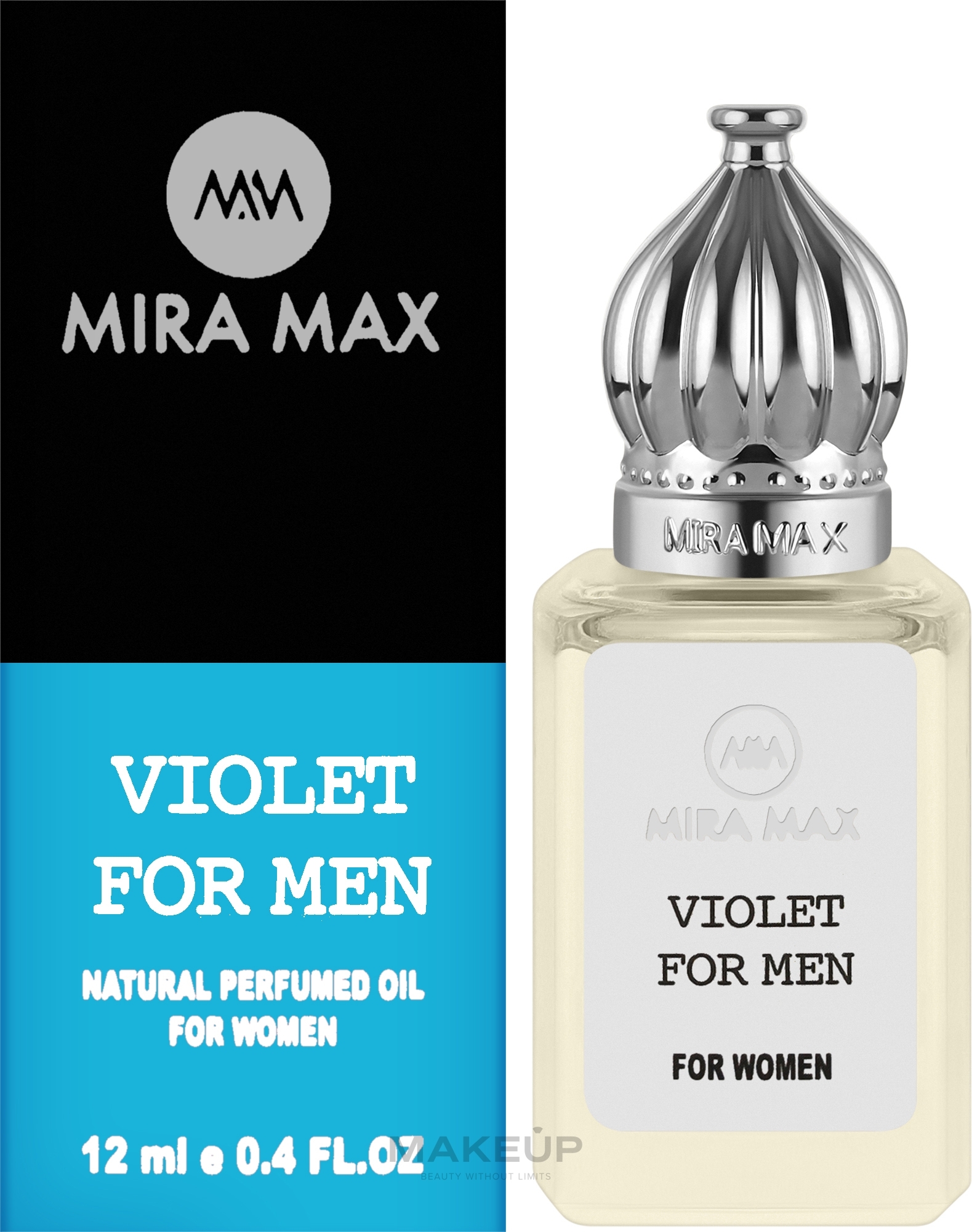 Mira Max Violet For Men - Парфумована олія для чоловіків — фото 12ml