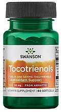 Пищевая добавка "Токотриенолы", 50 мг, 60 капсул - Swanson Tocotrienols 50mg — фото N1