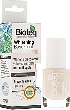 Духи, Парфюмерия, косметика Основа под лак отбеливающая - Bioteq Whitening Base Coat