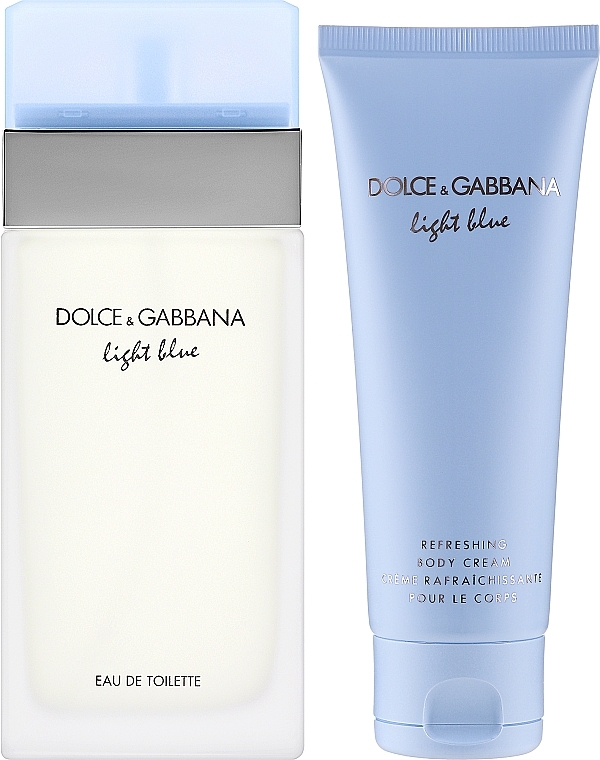 Dolce & Gabbana Light Blue - Набор (edt/100ml + b/cr/75ml) — фото N1