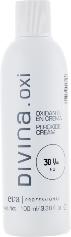 Кремообразная окислительная эмульсия - Eva Professional Divina.Oxi Peroxide Cream 30vº/9% — фото N1