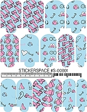 Парфумерія, косметика Дизайнерські наліпки для нігтів "Wraps S-00001" - StickersSpace
