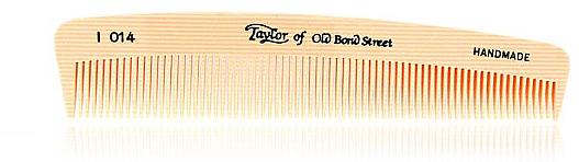 Чоловічий гребінець, 12.5 см, слонова кістка - Taylor of Old Bond Street Fine Teeth Pocket Comb — фото N1