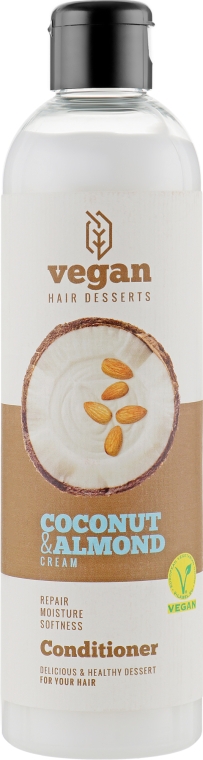 Кондиціонер для волосся - Vegan Desserts Hair Coconut & Almond Cream Conditioner