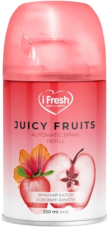 Змінний балон для автоматичного освіжувача "Соковиті фрукти" - IFresh Juicy Fruits Automatic Spray Refill — фото N1
