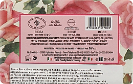 Мыло натуральное "Роза" - Saponificio Artigianale Fiorentino Masaccio Rose Soap — фото N2