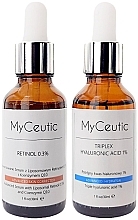 Набір - MyCeutic Retinol Skin Tolerance Building Retinol 0.3% Triplex Set 1 (f/ser/30mlx2) — фото N1